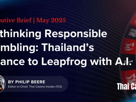 Rethinking Responsible Gambling: Why Thailand Must Leapfrog to A.I.-Driven Player Protection